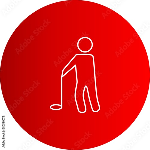  Golf Player icon for your project
