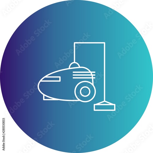 Vaccum cleaner icon for your project