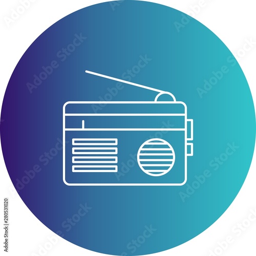 Radio icon for your project