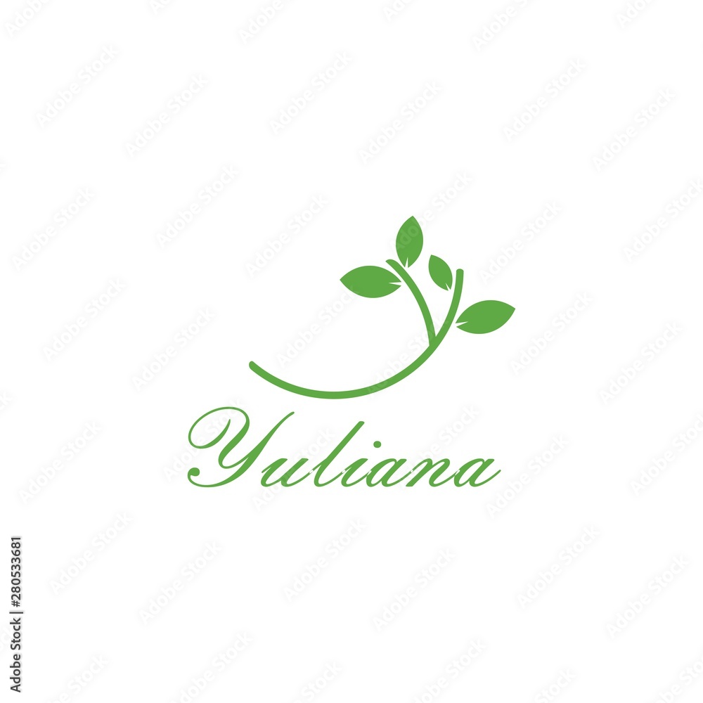 Logos of green leaf ecology nature element vector Logos of green leaf ecology nature element vector