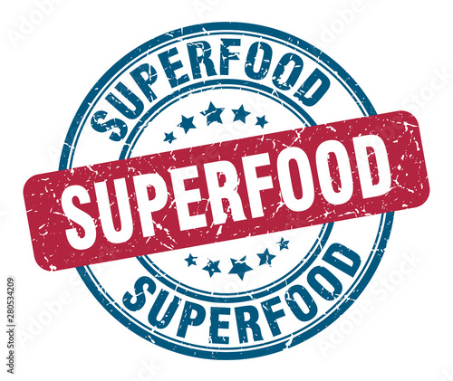 superfood stamp. superfood round grunge sign. superfood