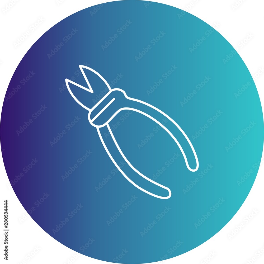 Obraz premium Sharp Pliers icon for your project