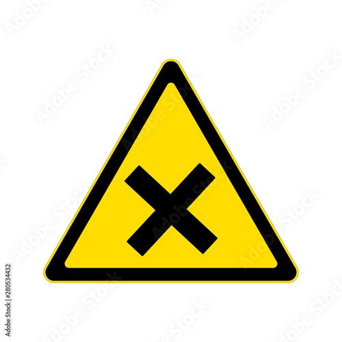 Beware irritant sign