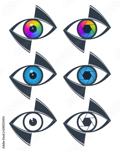 Media and photography icons
