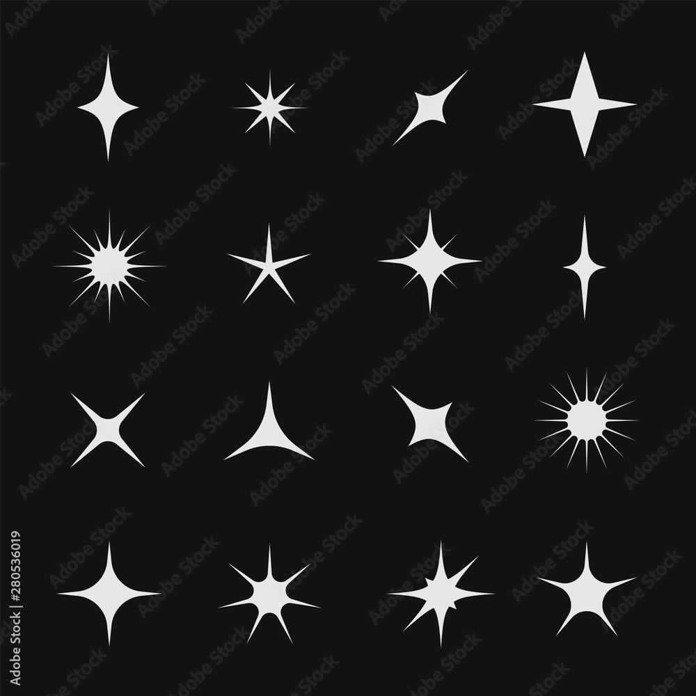 Stars and sparks Stars and sparks