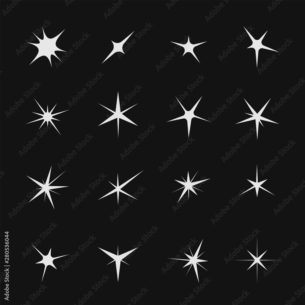 Stars and sparks Stars and sparks
