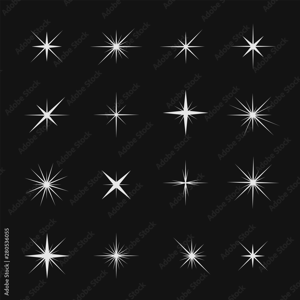 Stars and sparks Stars and sparks