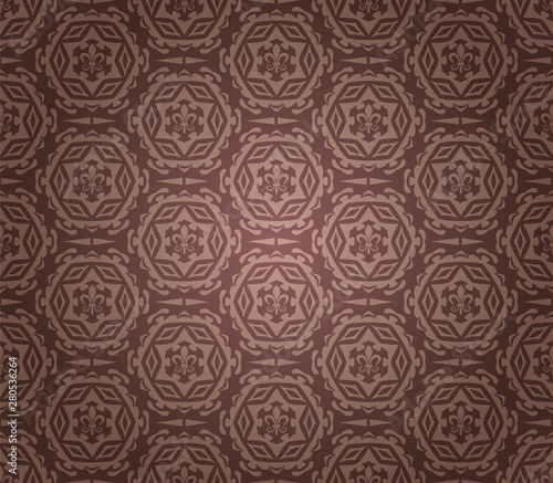 Brown background wallpaper, texture, vector image