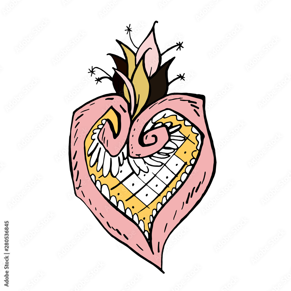 Heart. Spring time. B-day greeting card. Message. T - shirt design. Vector illustration. poster. i love you. pink color. Heart. Spring time. B-day greeting card. Message. T - shirt design. Vector illustration. poster. i love you. pink color.