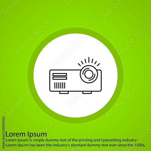 Movie maker icon for your project
