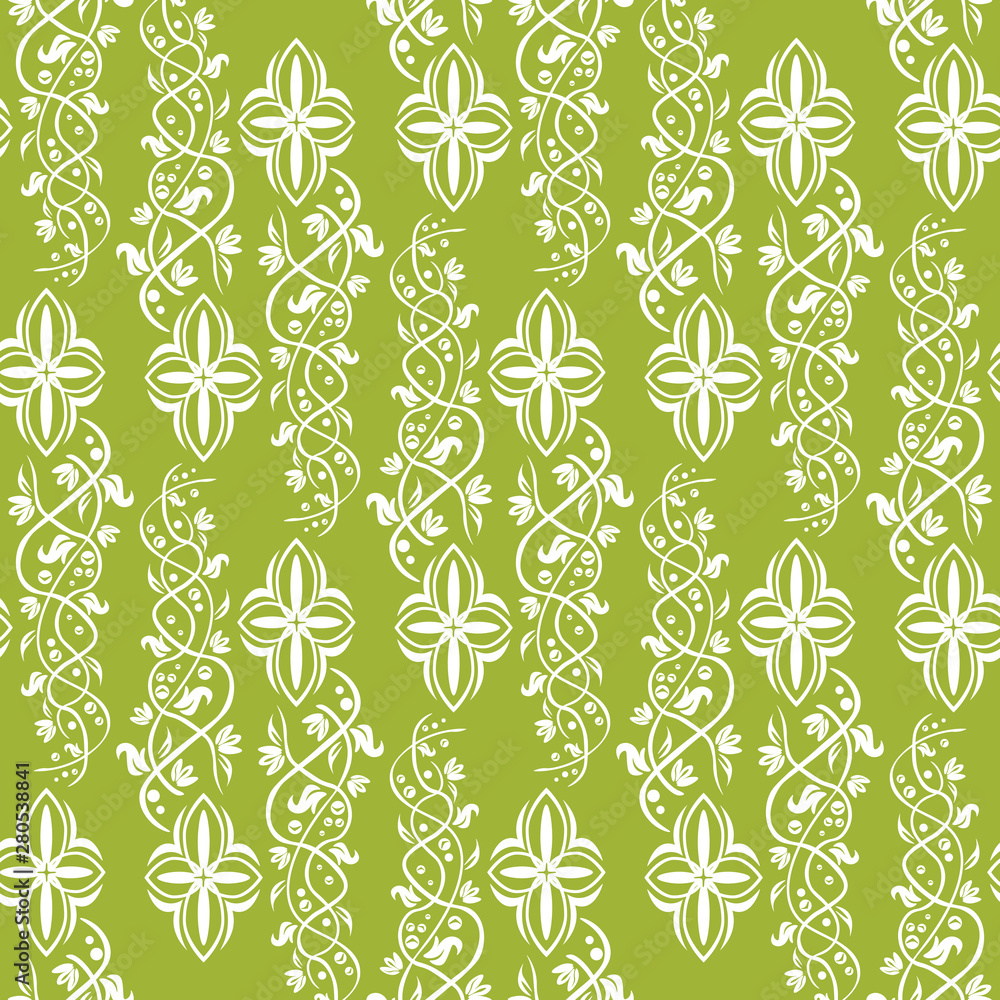 Floral seamless pattern, flowers and leaves Floral seamless pattern, flowers and leaves