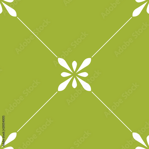 abstract floral seamless pattern with flowers, netting and leaves