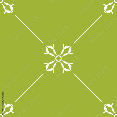 abstract floral seamless pattern with flowers, netting and leaves