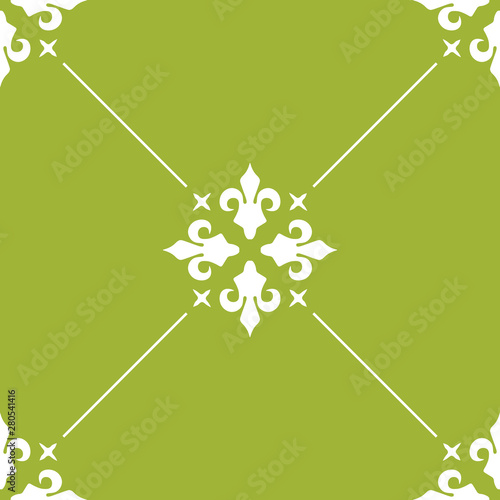 abstract floral seamless pattern with flowers, netting and leaves