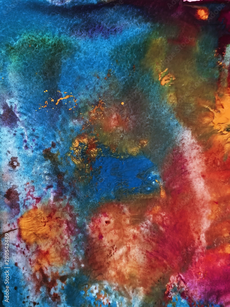 Abstract background, hand-painted texture, watercolor painting, drops of paint, paint smears. Design for backgrounds, wallpapers, covers and packaging.Banner for text, grunge element for decoration. Abstract background, hand-painted texture, watercolor painting, drops of paint, paint smears. Design for backgrounds, wallpapers, covers and packaging.Banner for text, grunge element for decoration.