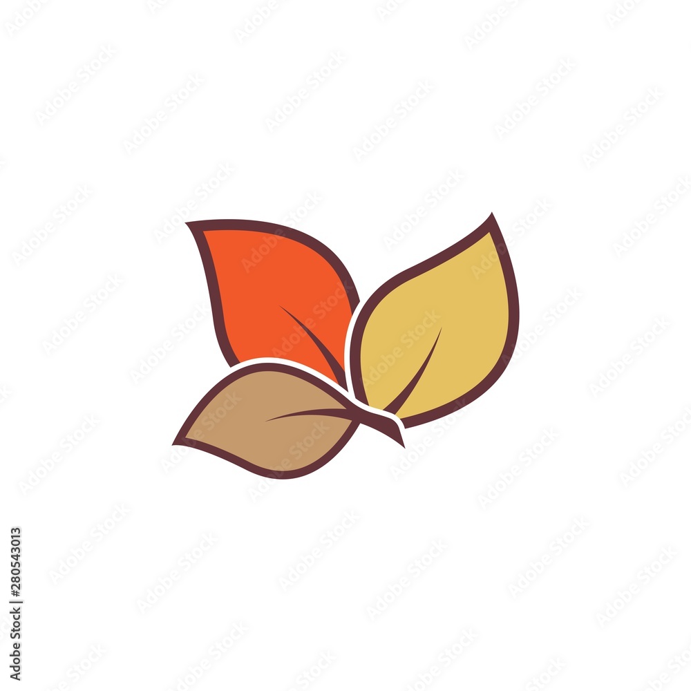 Autumn vector icon illustration Autumn vector icon illustration