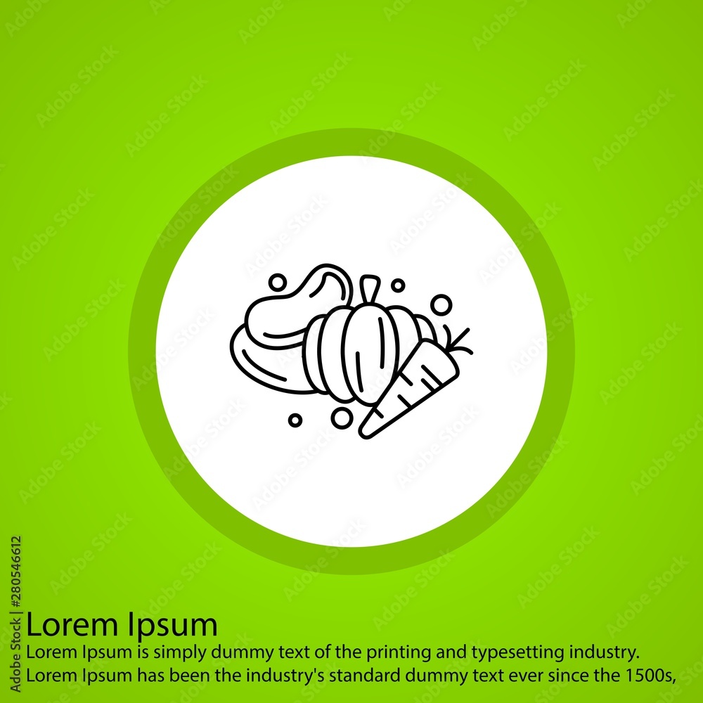 Vegetables icon for your project Vegetables icon for your project