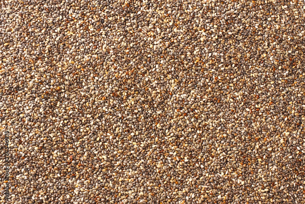 Chia seeds background. Chia seeds texture. Top view. Chia seeds background. Chia seeds texture. Top view.
