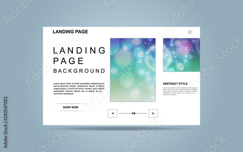 Website template for websites, or apps. minimal modern. Eps 10