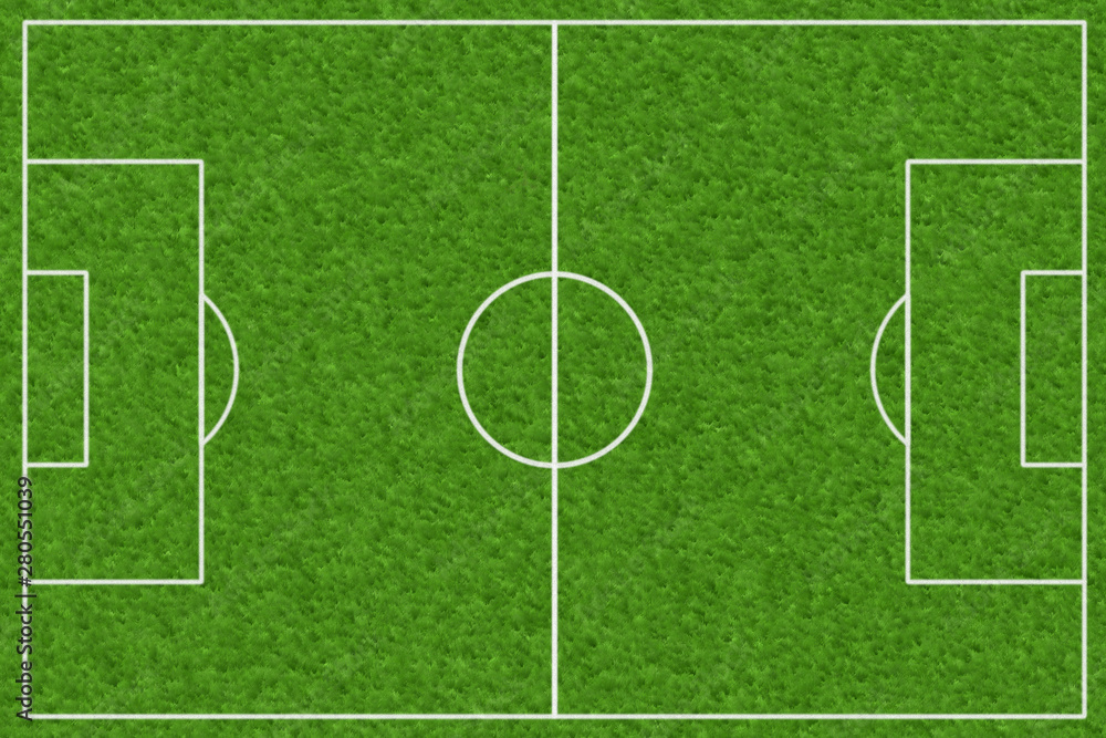 Naklejka premium Football Grass and Field