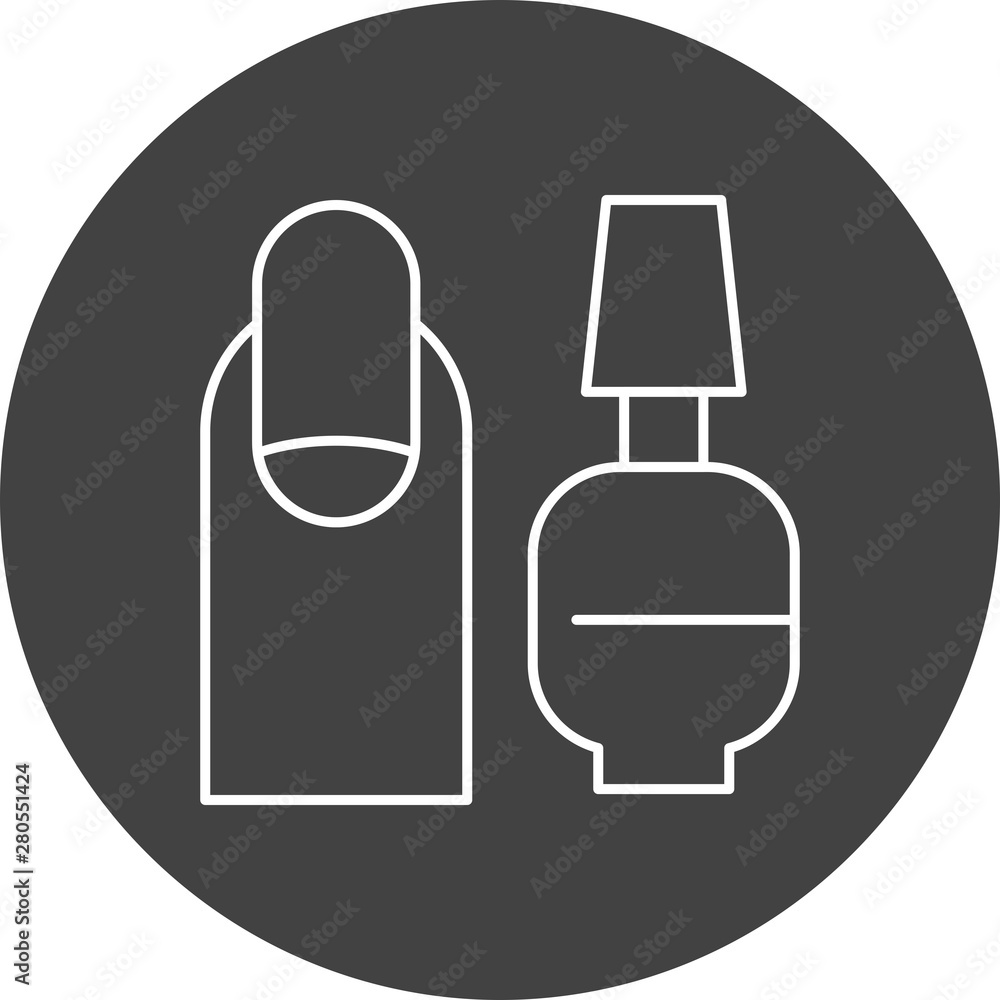 Nail Treatment Items icon for your project Nail Treatment Items icon for your project