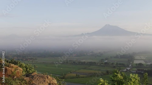 Timelapse Mount Merapi from Spot Riyadi photo