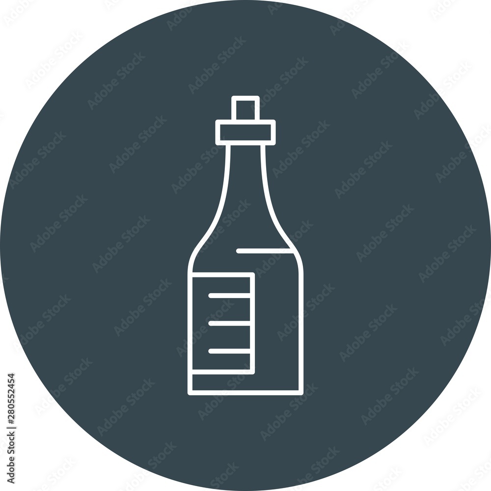 Bottle of Rum icon for your project Bottle of Rum icon for your project