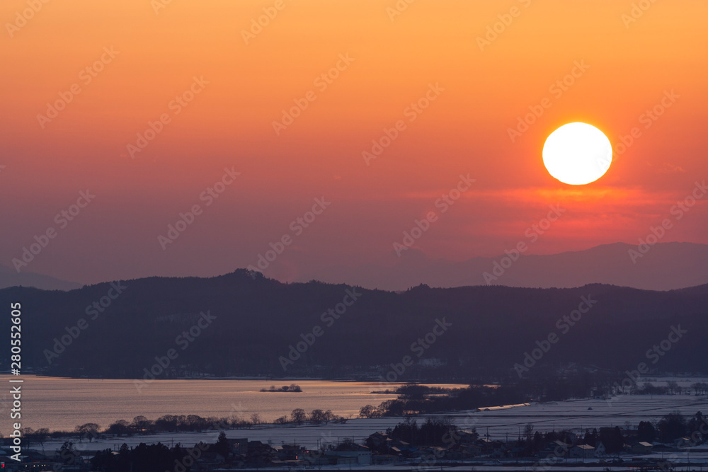 Obraz premium 夕日