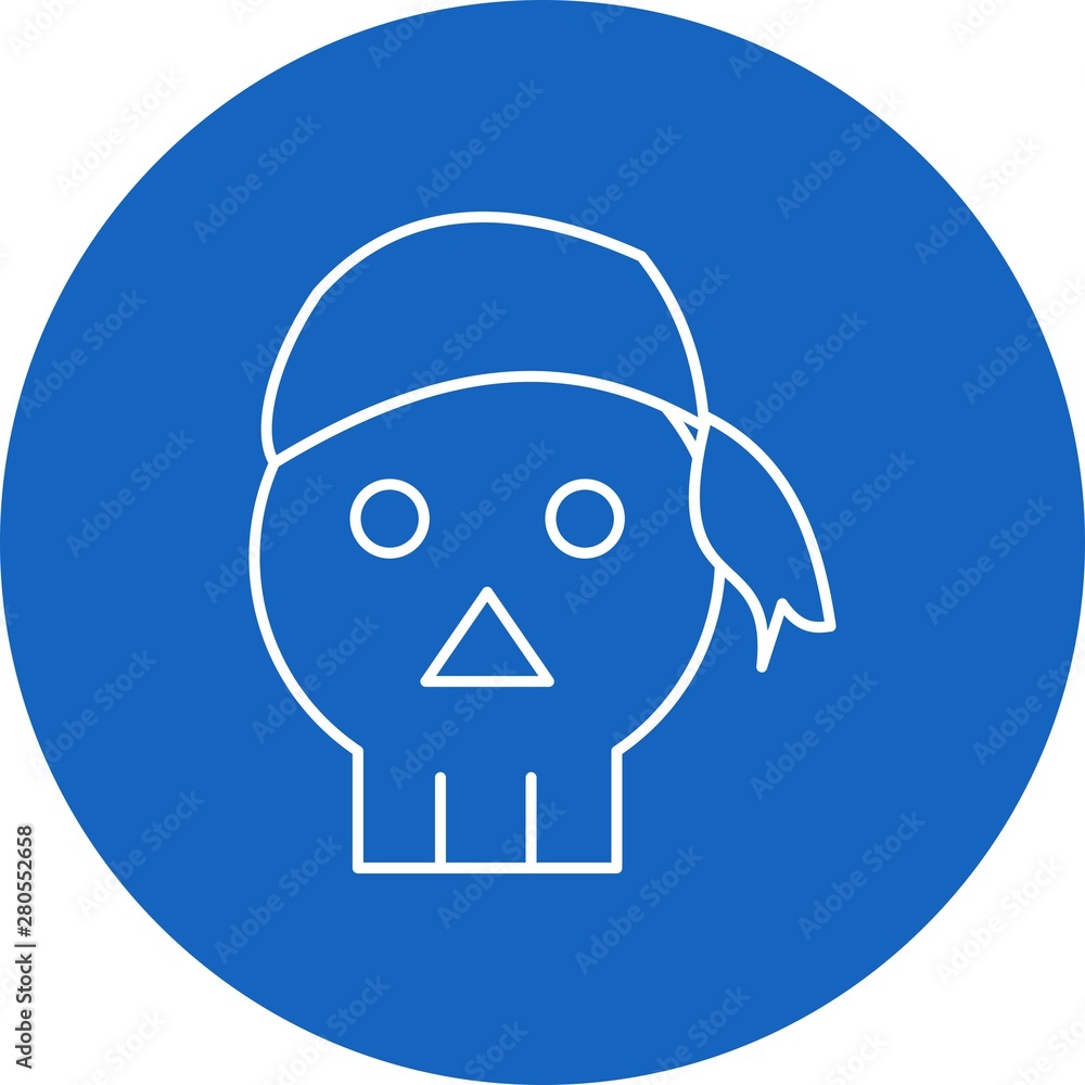 Pirate Bandana icon for your project Pirate Bandana icon for your project