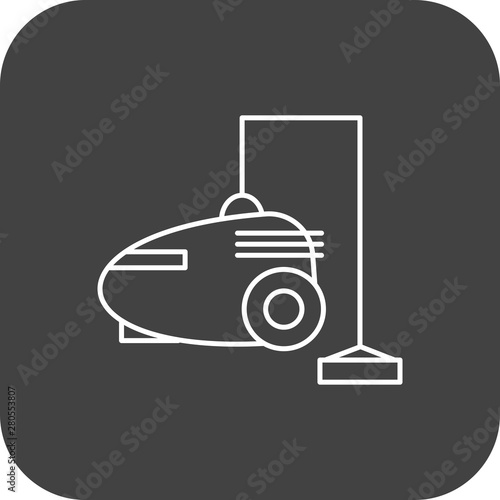 Vaccum cleaner icon for your project