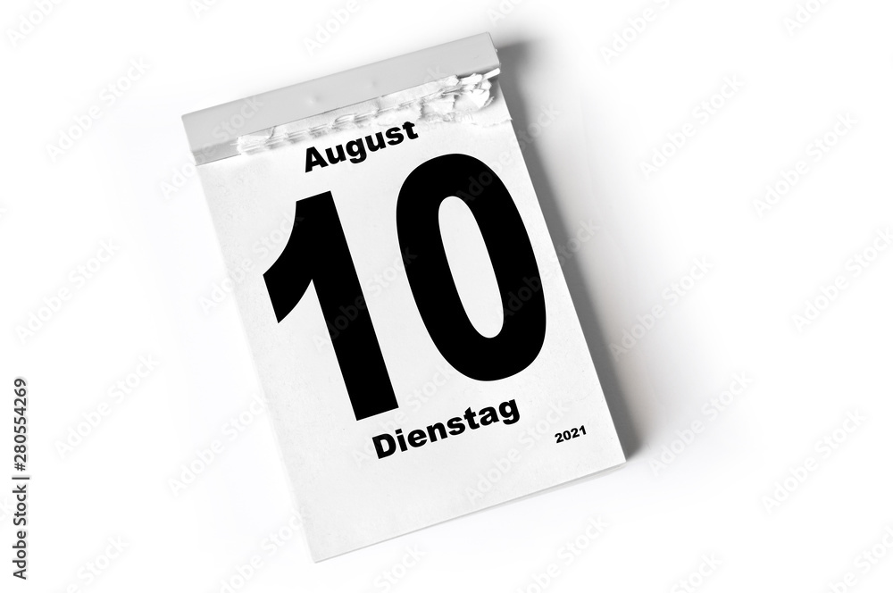 10. August 2021 10. August 2021