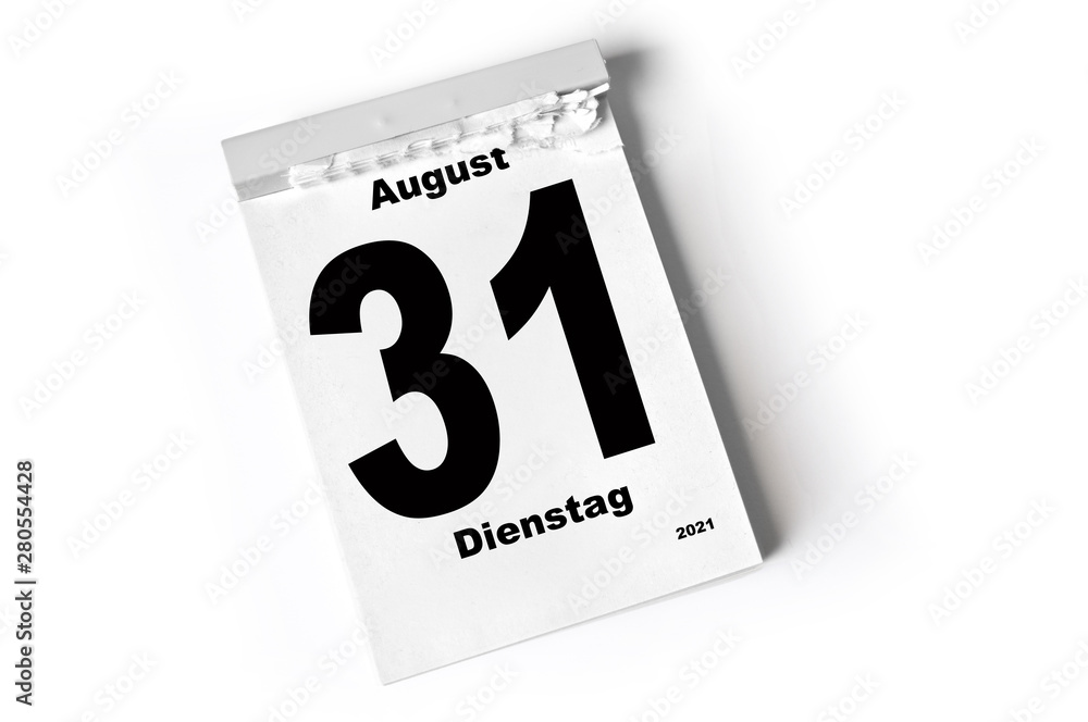 31. August 2021 31. August 2021