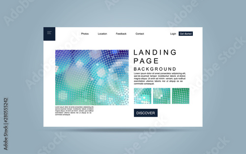 Website template for websites, or apps. minimal modern. Eps 10