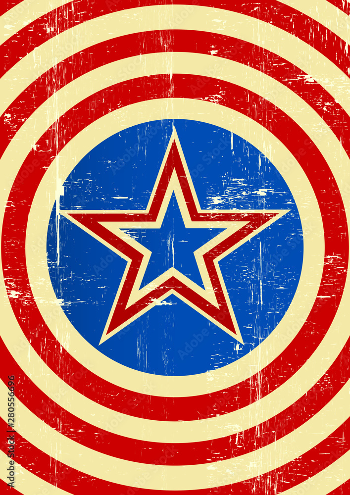 An american background with a star and a grunge texture for your An american background with a star and a grunge texture for your