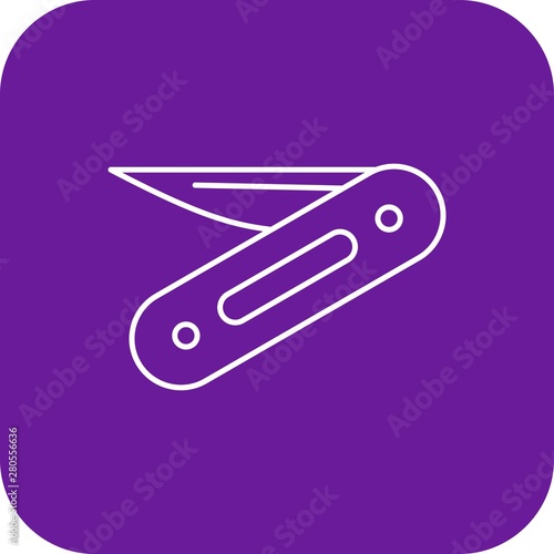 Penknife icon for your project