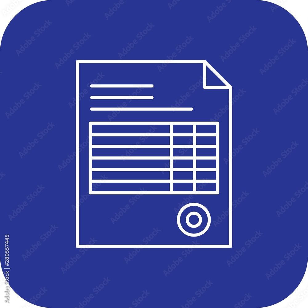 Invoice icon for your project Invoice icon for your project