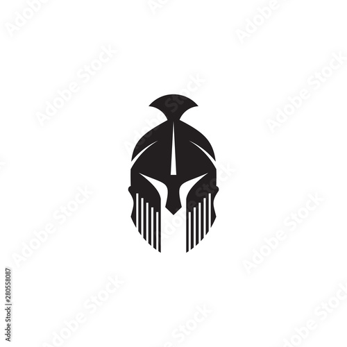 Spartan logo design vector template