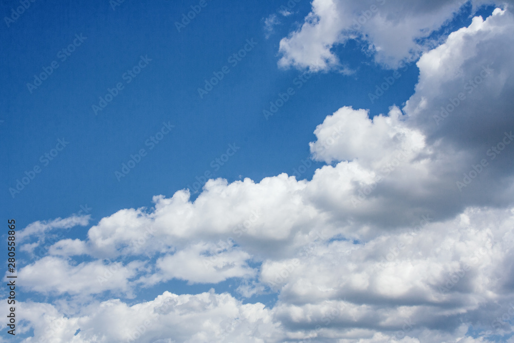 Sky landscape with Cumulus clouds Sky landscape with Cumulus clouds