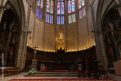 Altar of the cathedral of the Good Shepherd, Donostia-San Sebastian , Basque Country, Spain