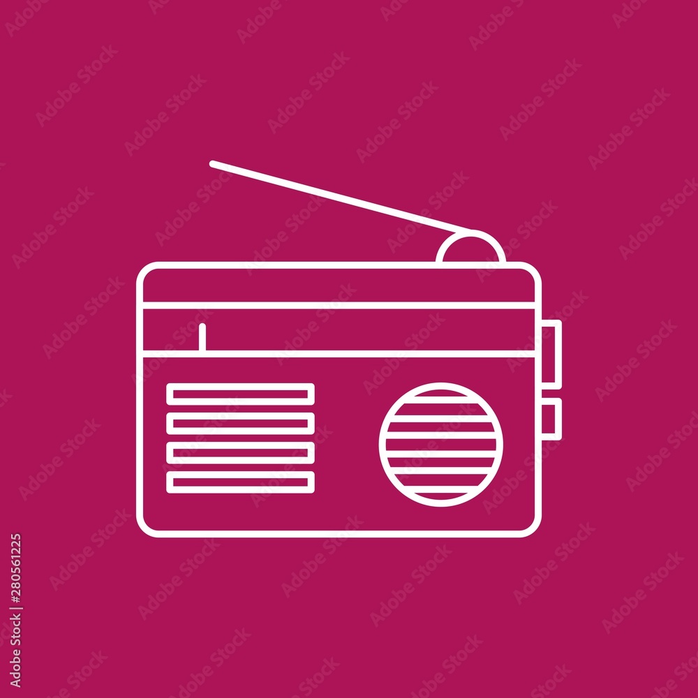 Radio icon for your project Radio icon for your project