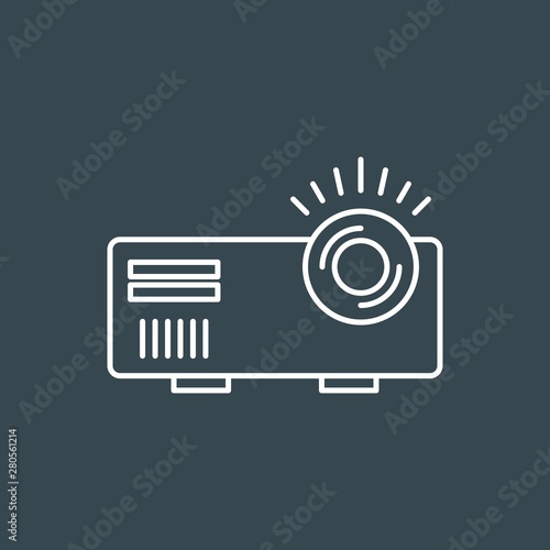 Movie maker icon for your project