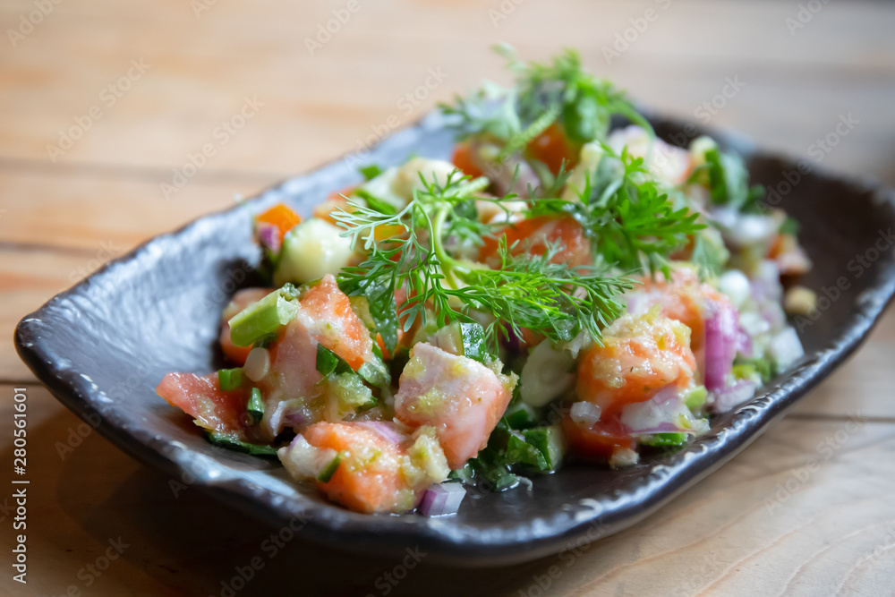 Salmon salad Salmon salad
