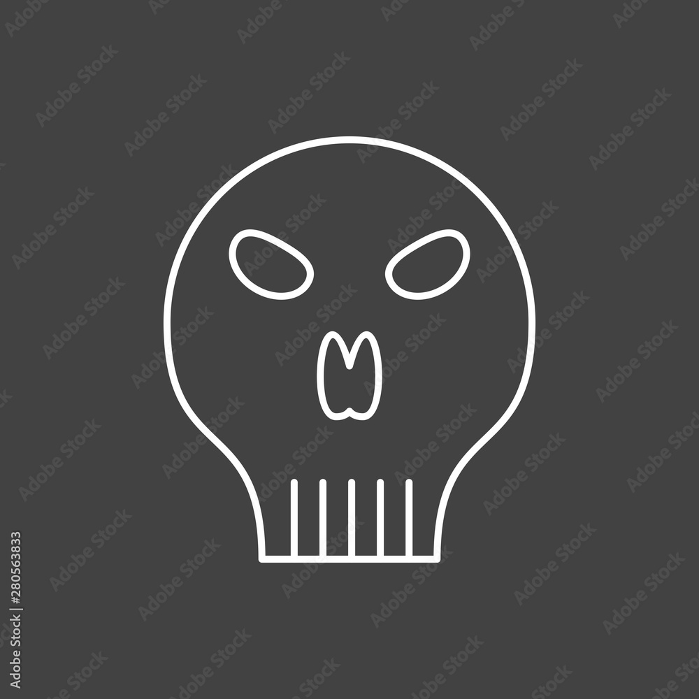 Face Skeleton icon for your project Face Skeleton icon for your project