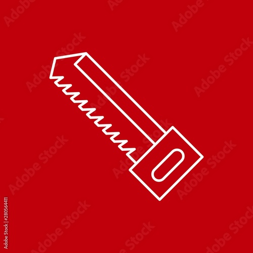 Handsaw icon for your project