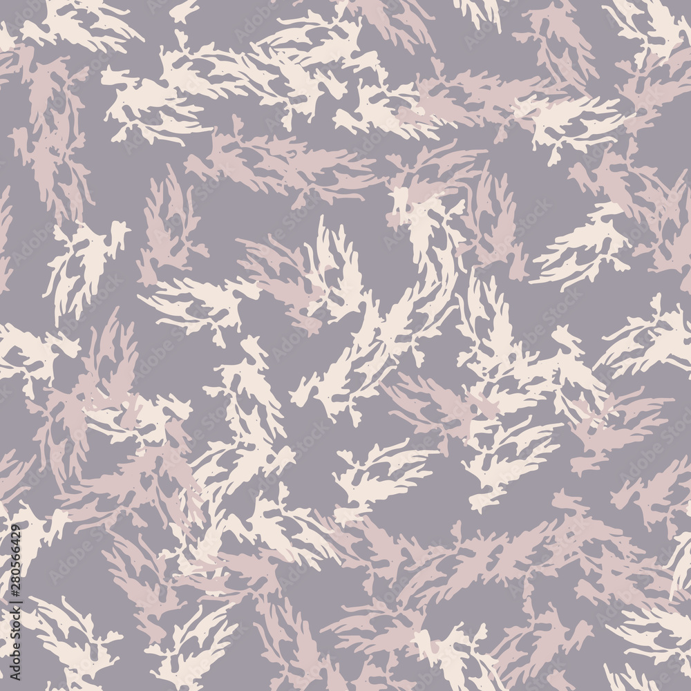 Fototapeta premium Urban UFO camouflage of various shades of pink, violet and beige colors