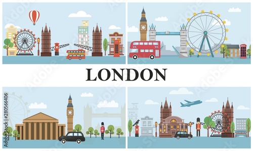 Travel To London Composition