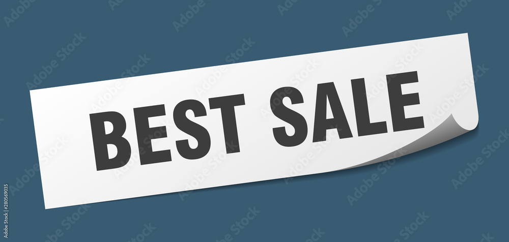 best sale sticker. best sale square isolated sign. best sale
