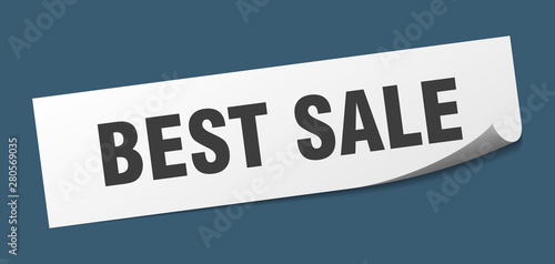 best sale sticker. best sale square isolated sign. best sale
