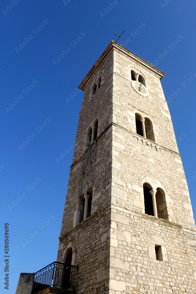 Historic Church of St Anselm in central Nin, Croatia.