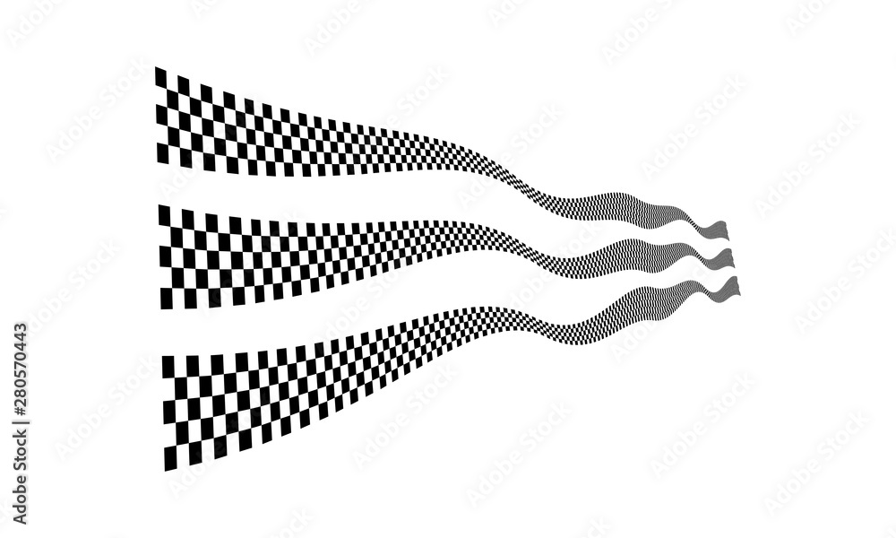 Racing flag Design Template. Race flag Design Vector. Speed Flag Simple Design Illustration Vector. Racing flag Design Template. Race flag Design Vector. Speed Flag Simple Design Illustration Vector.